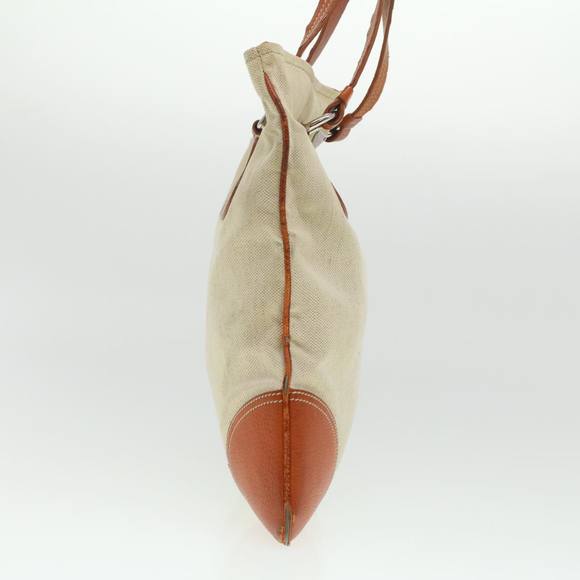 PRADA Tote Bag Canvas Orange Auth ti937 - Picture 3 of 16